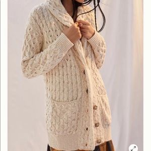 Anthropologie Pilcro Cable Knit Cardigan